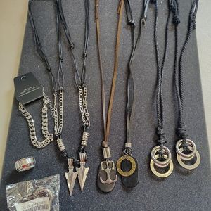 Paparazzi Men's necklaces, rings and bracelet